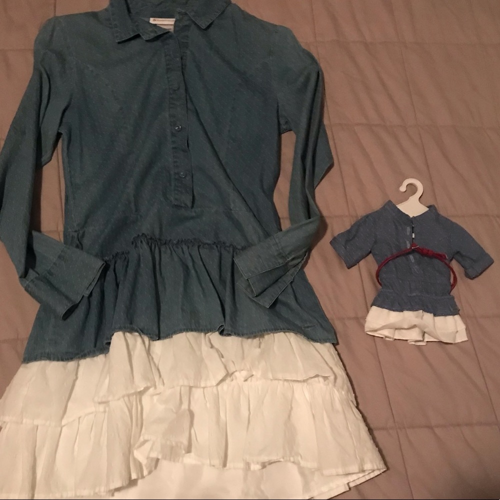 American Girl Dress & matching doll dress